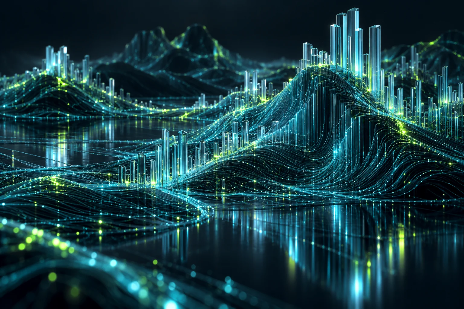 Análisis de datos — IA Nexus; ilustración conceptual.